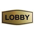 thumbnail image 1 of Signs ByLITA Fancy Lobby Sign (Brushed Gold) - Large, 1 of 5