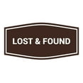 thumbnail image 1 of Signs ByLITA Fancy Lost & Found Sign (Dark Brown) - Large, 1 of 5