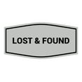 thumbnail image 1 of Signs ByLITA Fancy Lost & Found Sign (Lt Gray) - Small, 1 of 5