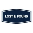 thumbnail image 1 of Signs ByLITA Fancy Lost & Found Sign (Navy Blue / White) - Medium, 1 of 5
