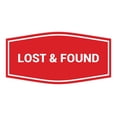 thumbnail image 1 of Signs ByLITA Fancy Lost & Found Sign (Red) - Large, 1 of 5