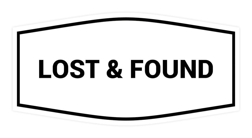 signs-bylita-fancy-lost-found-sign-white-large-walmart-com for Free Printable Lost And Found Sign Signs ByLITA Fancy Lost & Found Sign (White) - Large - Walmart.com for Free Printable Lost And Found Sign