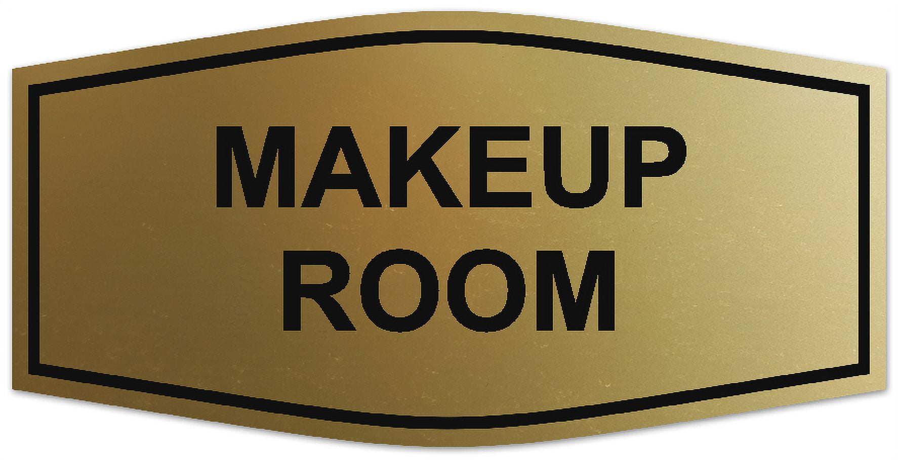 Signs ByLITA Fancy Makeup Room Sign - Laser-Engraved Lettering ...