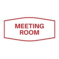 thumbnail image 1 of Signs ByLITA Fancy Meeting Room Sign (White/Red) - Small, 1 of 5