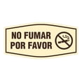 thumbnail image 1 of Signs ByLITA Fancy No Fumar Por Favor Sign (Ivory/Dark Brown) - Small, 1 of 8