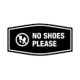 thumbnail image 1 of Signs ByLITA Fancy No Shoes Please Graphic Indoors Decoration Sign (Black) - Medium, 1 of 6