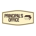 thumbnail image 1 of Signs ByLITA Fancy Principal's Office Sign (Ivory/Dark Brown) - Medium, 1 of 6