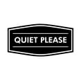 thumbnail image 1 of Signs ByLITA Fancy Quiet Please Sign (Black) - Large, 1 of 8
