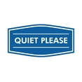 thumbnail image 1 of Signs ByLITA Fancy Quiet Please Sign (Blue) - Small, 1 of 8