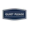 thumbnail image 1 of Signs ByLITA Fancy Quiet Please Sign (Navy Blue/White) - Small, 1 of 8