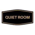 thumbnail image 1 of Signs ByLITA Fancy Quiet Room Sign (Black Gold) - Large, 1 of 5