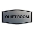 thumbnail image 1 of Signs ByLITA Fancy Quiet Room Sign (Brushed Silver) - Medium, 1 of 5