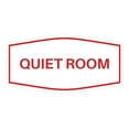 thumbnail image 1 of Signs ByLITA Fancy Quiet Room Sign (White/Red) - Large, 1 of 5