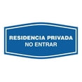 thumbnail image 1 of Signs ByLITA Fancy Residencia Privada No Entrar Sign (Blue) - Medium, 1 of 8