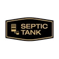 thumbnail image 1 of Signs ByLITA Fancy Septic Tank Sign (Black Gold) - Medium, 1 of 6