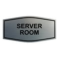 thumbnail image 1 of Signs ByLITA Fancy Server Room Sign (Brushed Silver) - Medium, 1 of 5