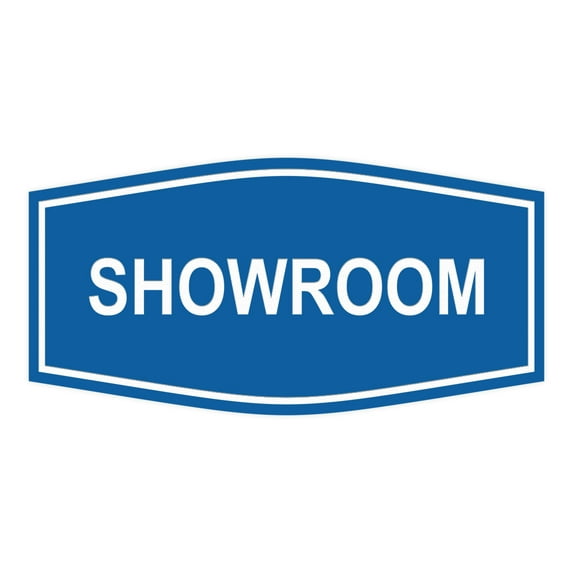 Signs ByLITA Fancy Showroom Sign(Blue) - Small