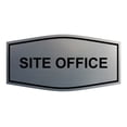 thumbnail image 1 of Signs ByLITA Fancy Site Office Sign (Brushed Silver) - Large, 1 of 5