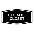 thumbnail image 1 of Signs ByLITA Fancy Storage Closet Sign (Black) - Medium, 1 of 5