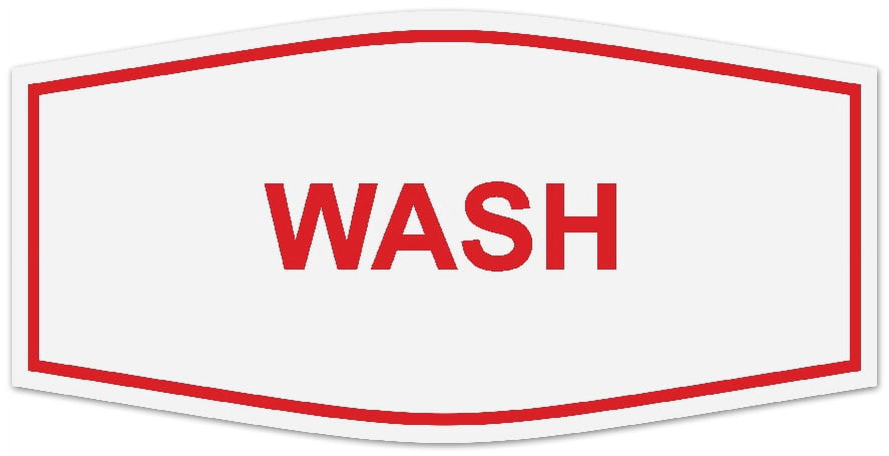 Fancy Stretch Sign Signs ByLITA Fancy Wash Sign - Laser-Engraved Lettering | Durable ABS ...