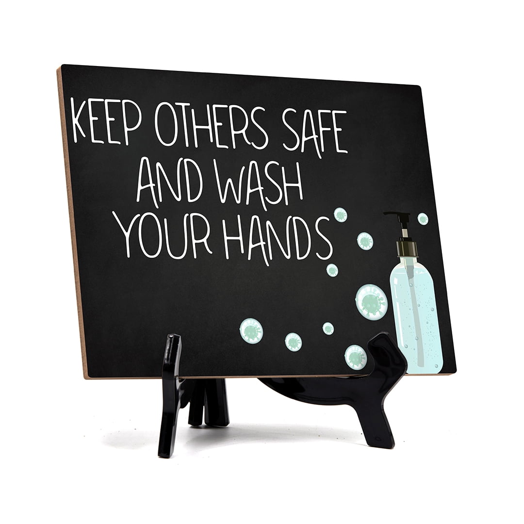 Keep Others Safesign Signs ByLITA Keep Others Safe & Wash Your Hands, Hygiene Sign, 6