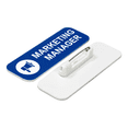 thumbnail image 1 of Signs ByLITA Marketing Manager 1 x 3" Name Tag/Badge, Blue, (3 Pack), 1 of 4