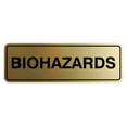 thumbnail image 1 of Signs ByLITA New Standard Biohazards Sign (Brushed Gold) - Medium, 1 of 5