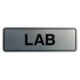 thumbnail image 1 of Signs ByLITA New Standard Lab Sign (Brushed Silver) - Large, 1 of 5