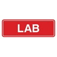 thumbnail image 1 of Signs ByLITA New Standard Lab Sign (Red) - Small, 1 of 5