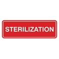 thumbnail image 1 of Signs ByLITA New Standard Sterilization Sign (Red) - Medium, 1 of 5