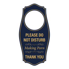 Basic Please Knock Before Entering (Black) - Small - Walmart.com