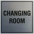 thumbnail image 1 of Signs ByLITA Square Changing Room Sign - Easy Installation | Durable Material (Brushed Silver) - Small, 1 of 3