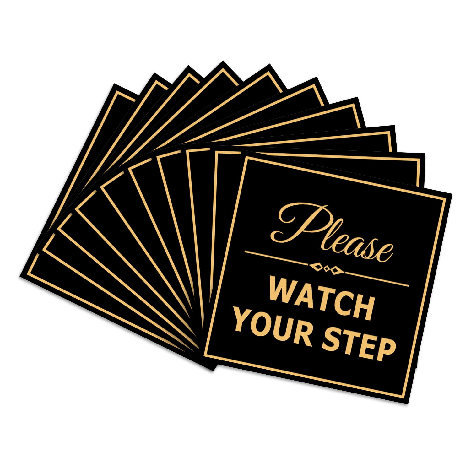 Signs ByLITA Square Classy Please Watch Your Step Sign | Safety Sign ...