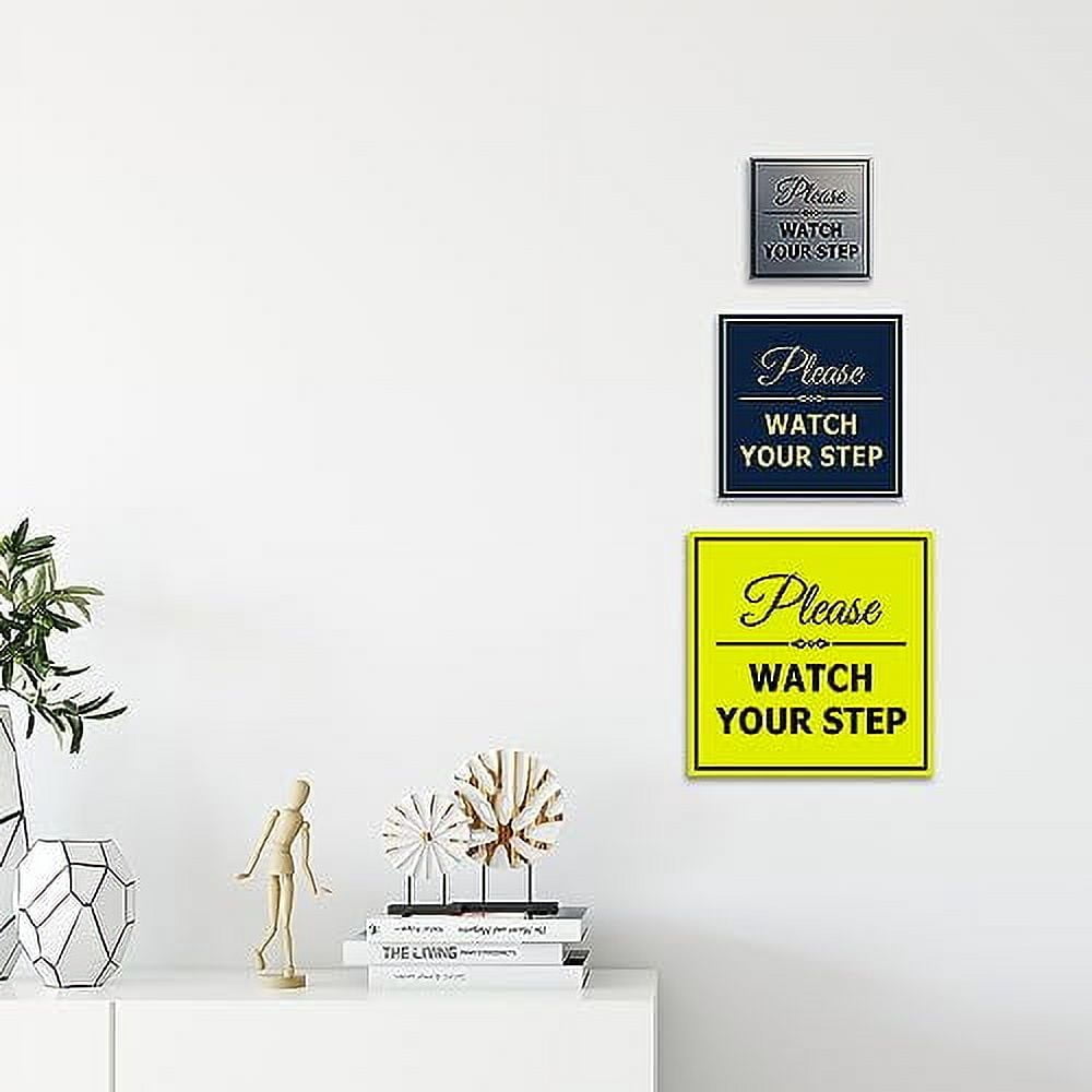 Signs ByLITA Square Classy Please Watch Your Step Sign | Safety Sign ...