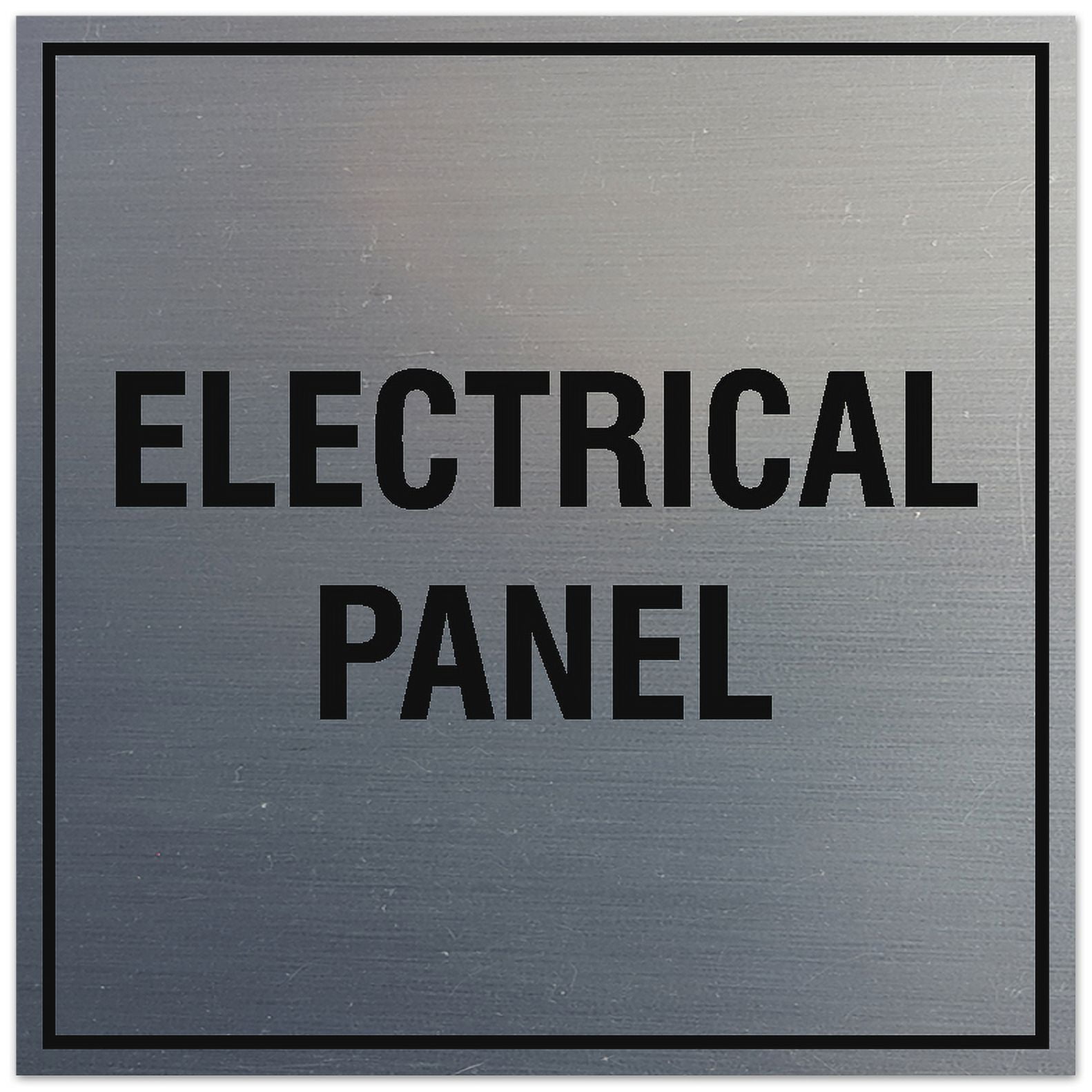 Signs ByLITA Square Electrical Panel Sign - Easy Installation | Durable ...