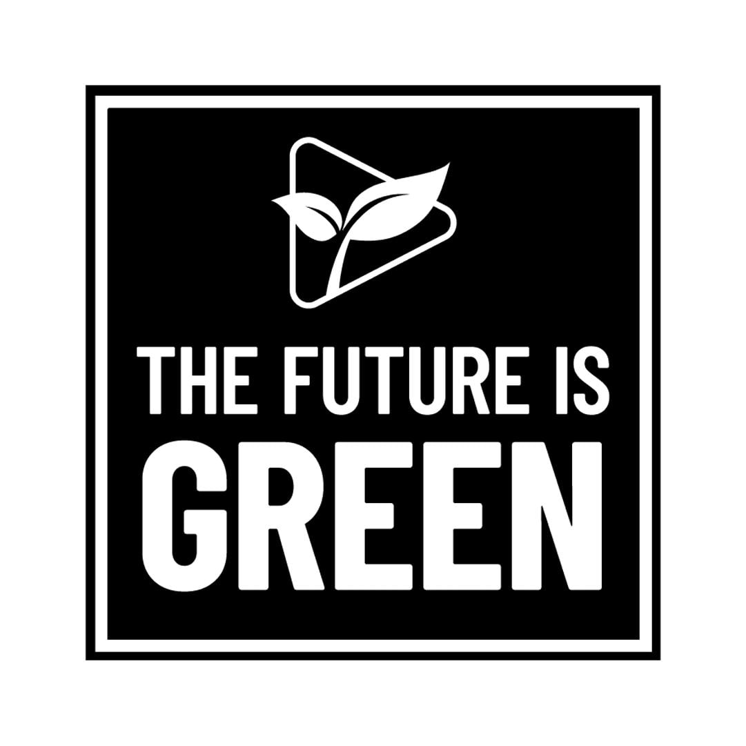 Signs ByLITA Square The Future is Green Sign (Black) - Large - Walmart.com