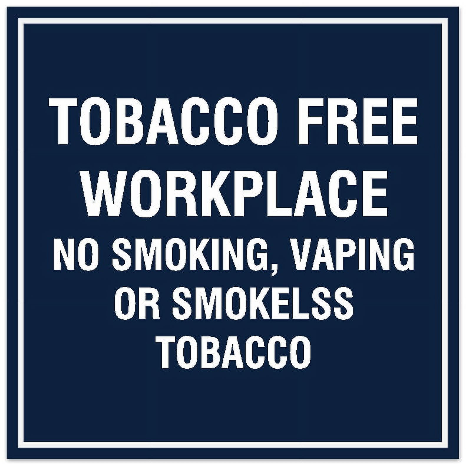 tobacco free workplace signs This is a Smoke Facility Cooperation Appreciated Sign, SKU: K-4043 resistant and outlast standard signs. This Property Is Tobacco and