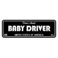 thumbnail image 1 of Signs ByLITA Standard Baby Driver Sign (Black) - Small, 1 of 6