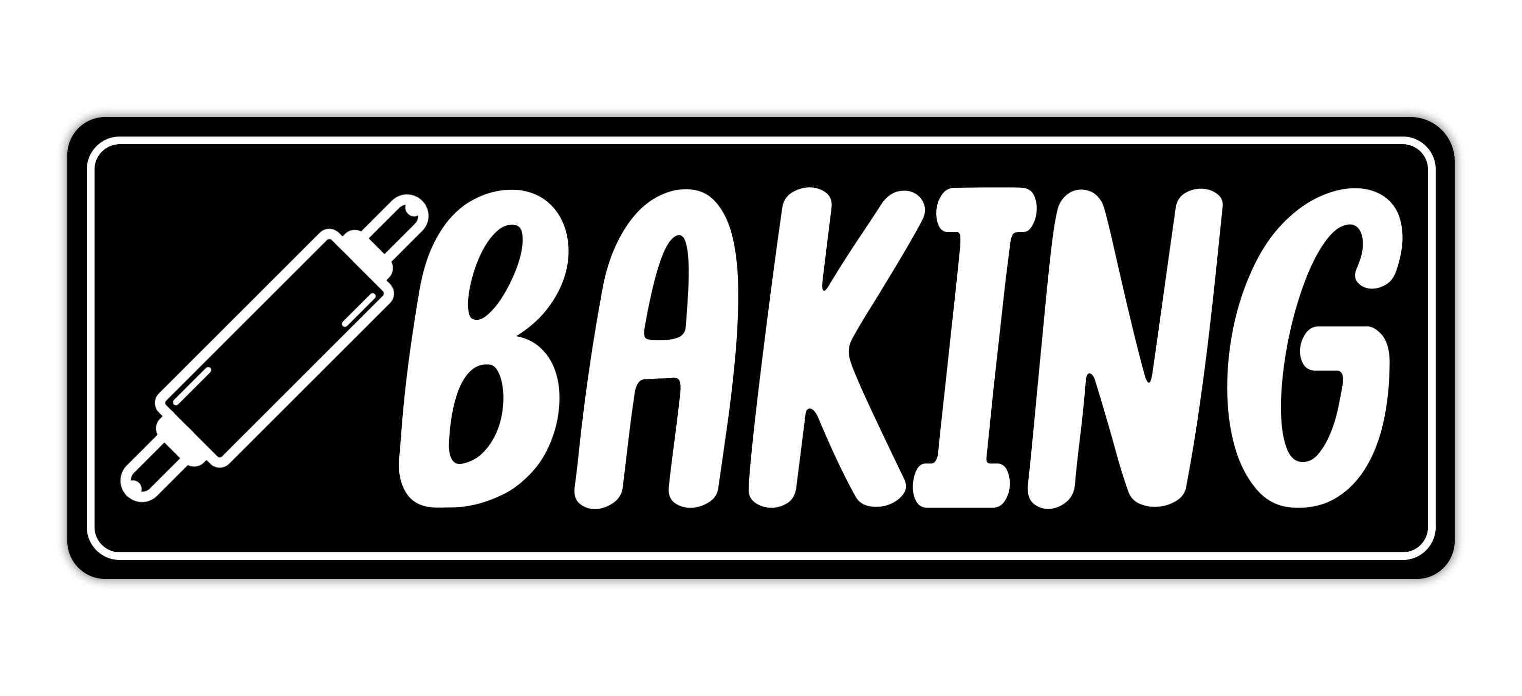 Signs ByLITA Standard Baking Sign (Black) - Large - Walmart.com