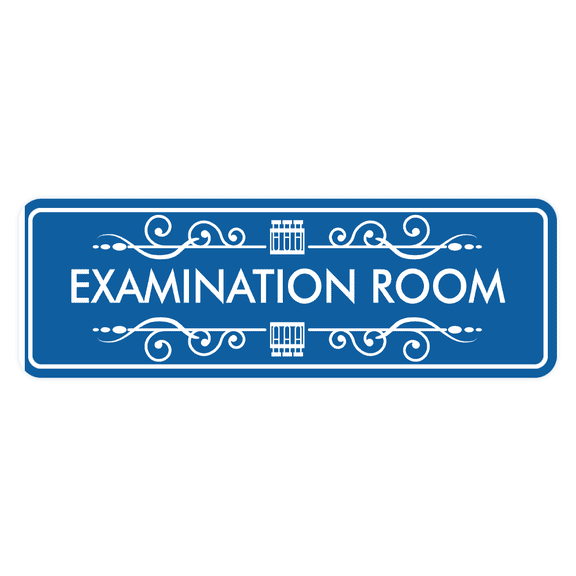Signs ByLITA Standard Examination Room Sign (Blue) - Small