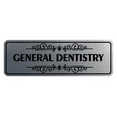 thumbnail image 1 of Signs ByLITA Standard General Dentistry Sign (Brushed Silver) - Large, 1 of 6