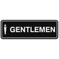 thumbnail image 1 of Signs ByLITA Standard Gentlemen Figurine Sign - Easy Installation | Durable Wall or Door Sign (Black) - Small, 1 of 1