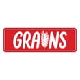 thumbnail image 1 of Signs ByLITA Standard Grains Sign (Red) - Small, 1 of 6