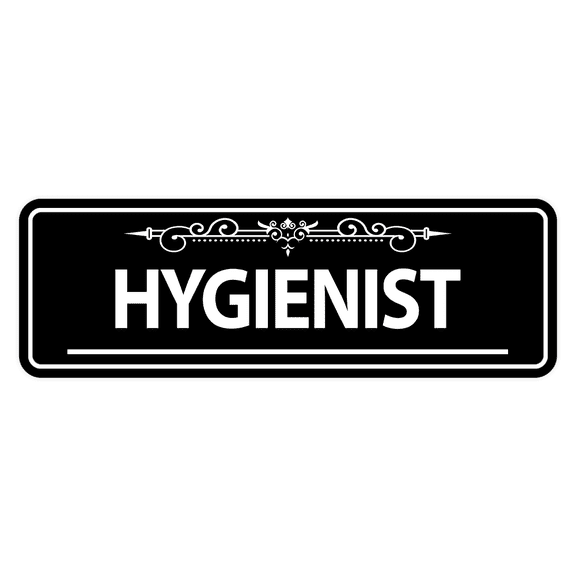 Signs ByLITA Standard Hygienist Tooth Graphic Dentist Office Decor Sign (Red) - Small