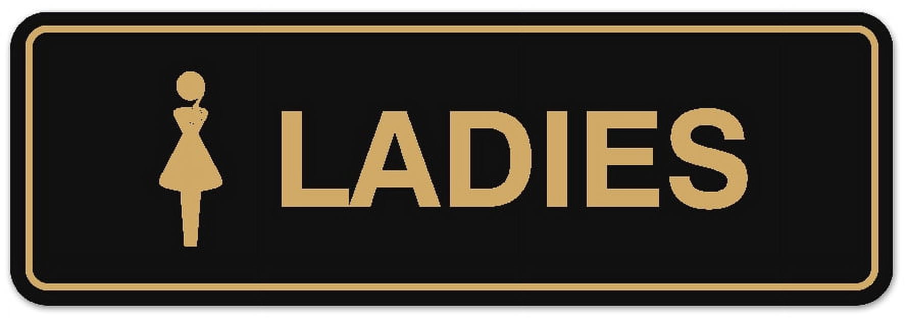 Signs ByLITA Standard Ladies Figurine Sign - Easy Installation ...