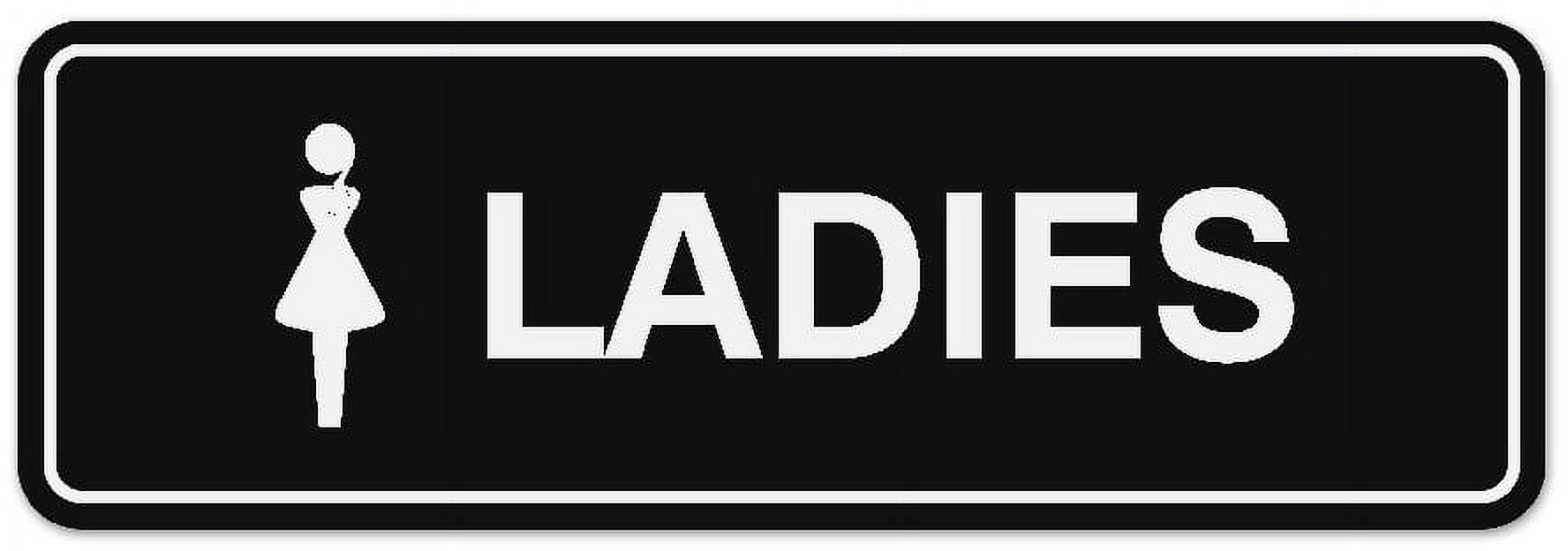 Signs ByLITA Standard Ladies Figurine Sign - Easy Installation ...