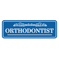 thumbnail image 1 of Signs ByLITA Standard Orthodontist Tooth Graphic Dentist Office Decor Sign (Blue) - Medium, 1 of 6