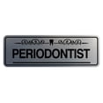 thumbnail image 1 of Signs ByLITA Standard Periodontist Tooth Graphic Dentist Office Decor Sign (Brushed Gold) - Large, 1 of 6