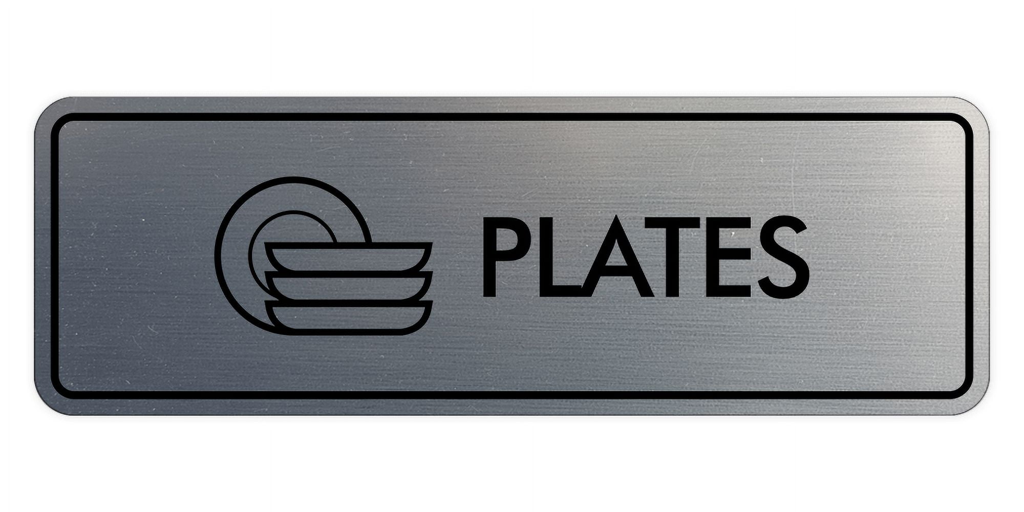 Signs ByLITA Standard Plates Door or Wall Sign Easy Installation ...