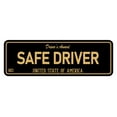 thumbnail image 1 of Signs ByLITA Standard Safe Driver Sign (Black /Gold) - Small, 1 of 6